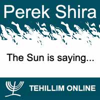 Perek Shira : The Sun is saying