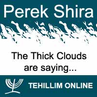 Perek Shira : The Thick Clouds are saying