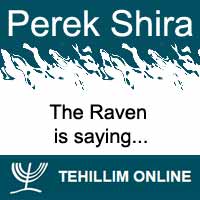 Perek Shira : The Raven is saying